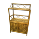 Etagère vintage en rotin