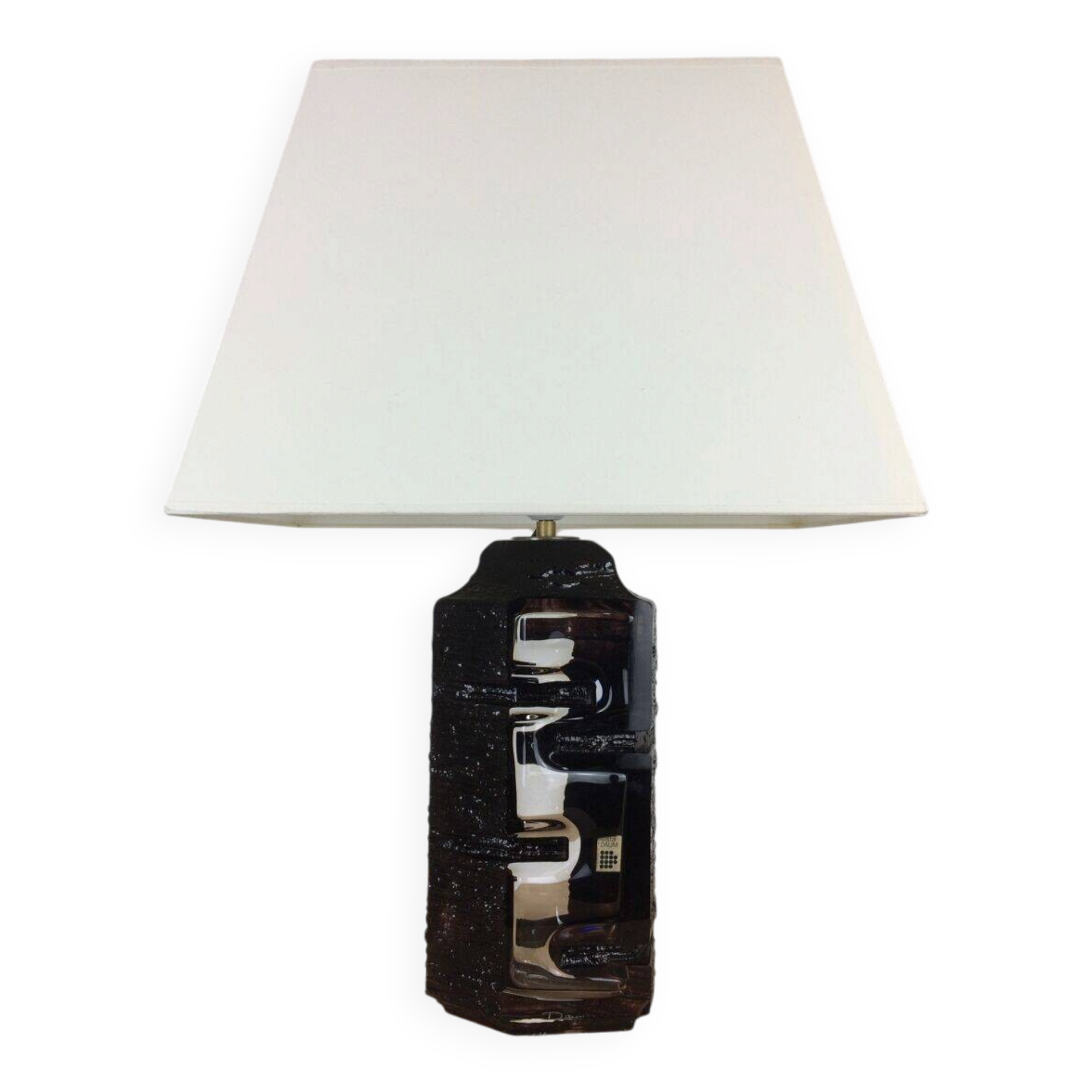 Lampe en cristal par César Baldaccini pour Daum, modèle Argos