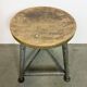 Grey Industrial Workshop Stool, 1960s