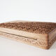Antique chiseled wooden box