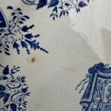 11 assiettes armoriées Gien, XIXème