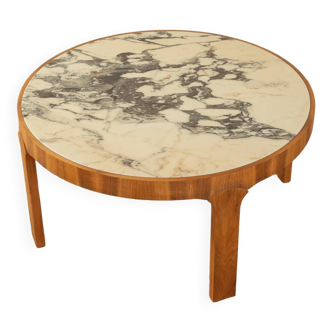 Table basse en marbre des années 1960