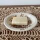 English earthenware soap dish, Crown Devon brand