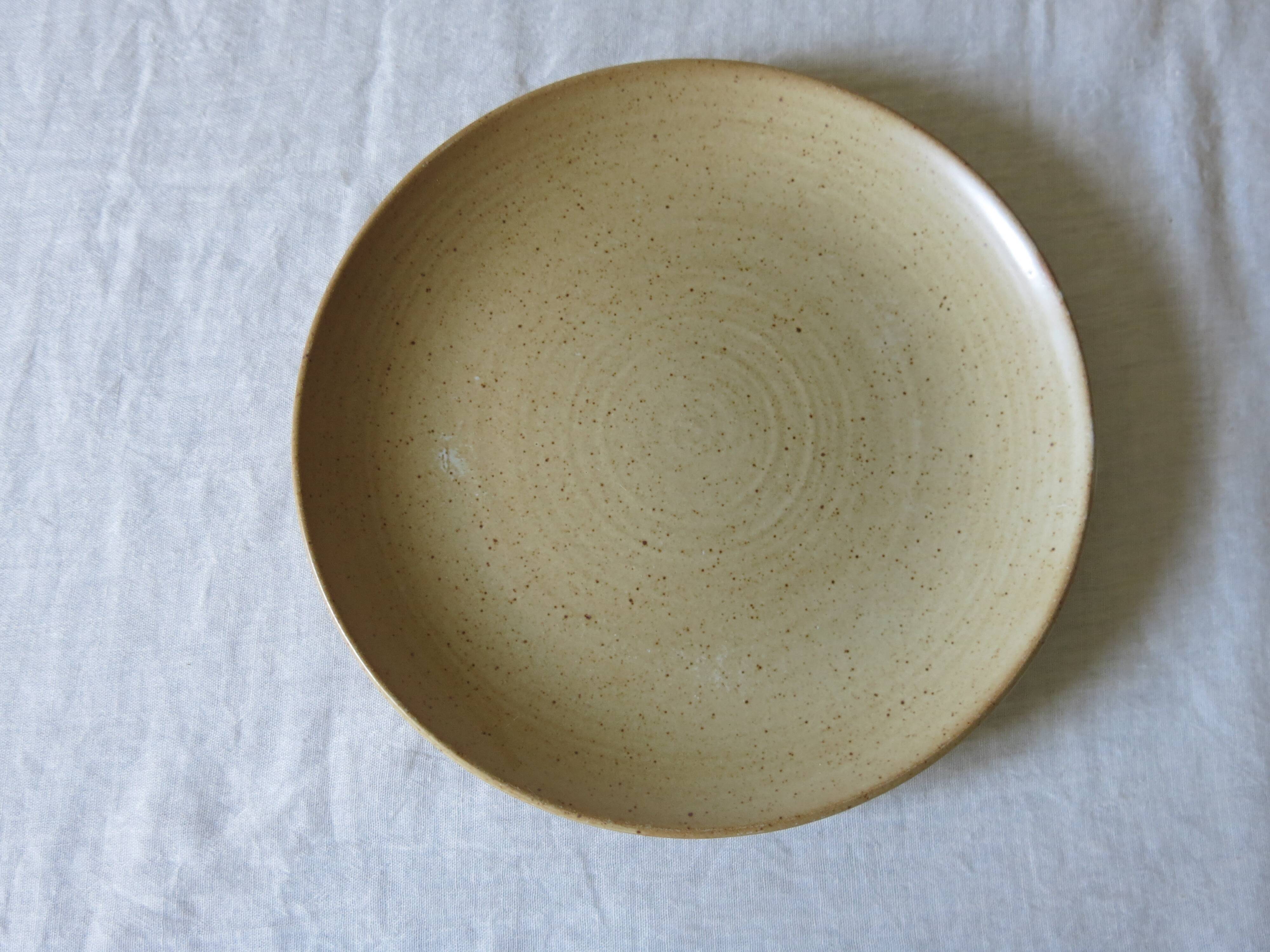 7 “Grès village France” dessert plates in very good condition