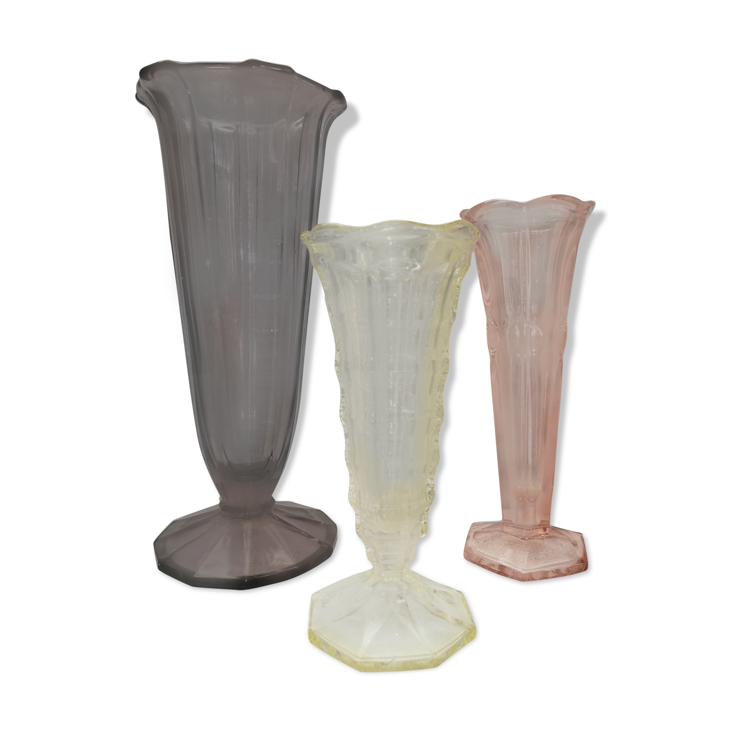 Trio de vases années 50