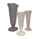 Trio of 50s vases