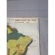 Ancient educational map South America/Africa