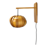 1960s Wooden Wall Lamp, Czechoslovakia