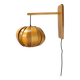 1960s Wooden Wall Lamp, Czechoslovakia