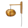 1960s Wooden Wall Lamp, Czechoslovakia