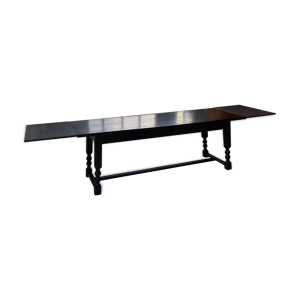 table de ferme noire