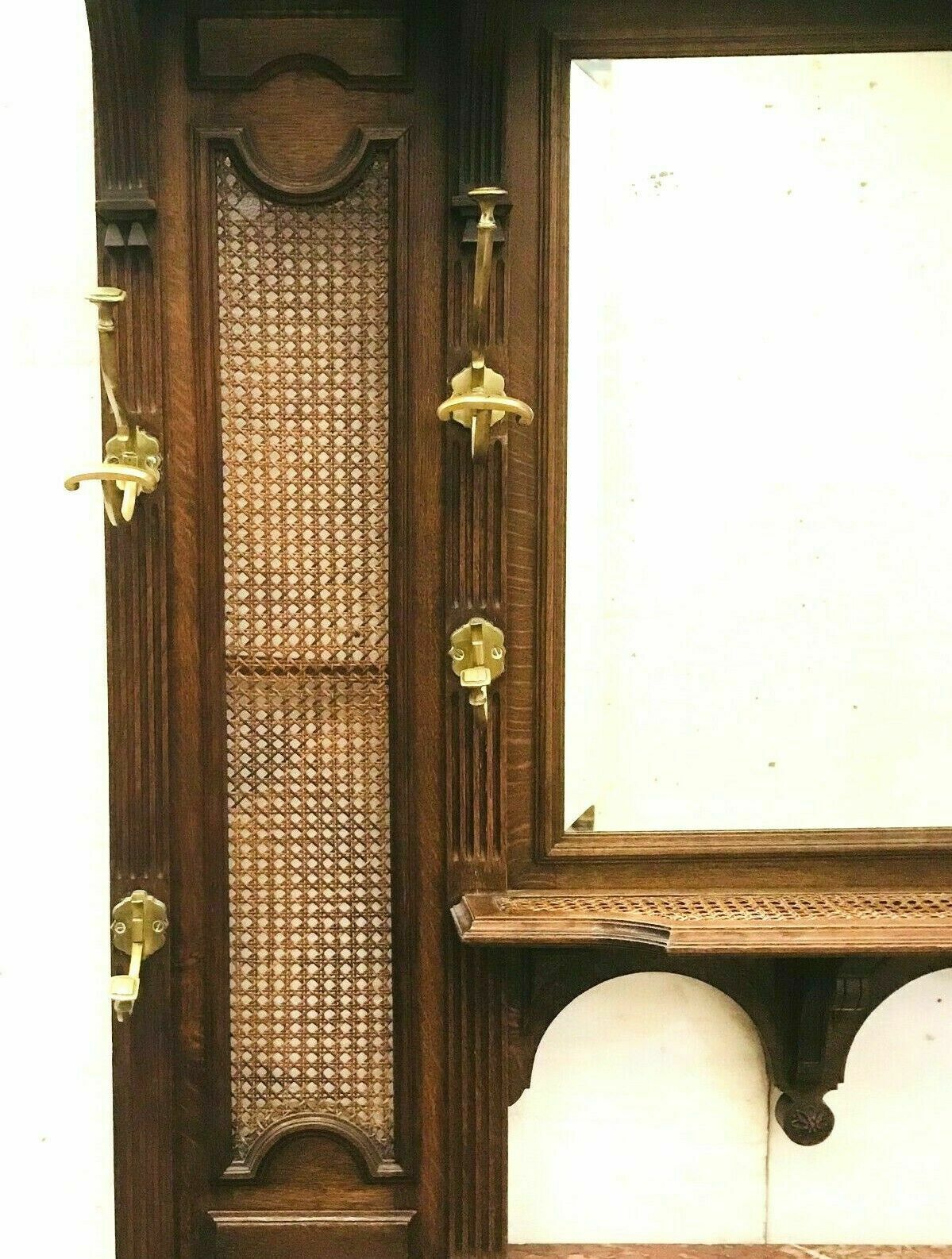 Louis XVI-style console coat rack Patères in 20th century bronze