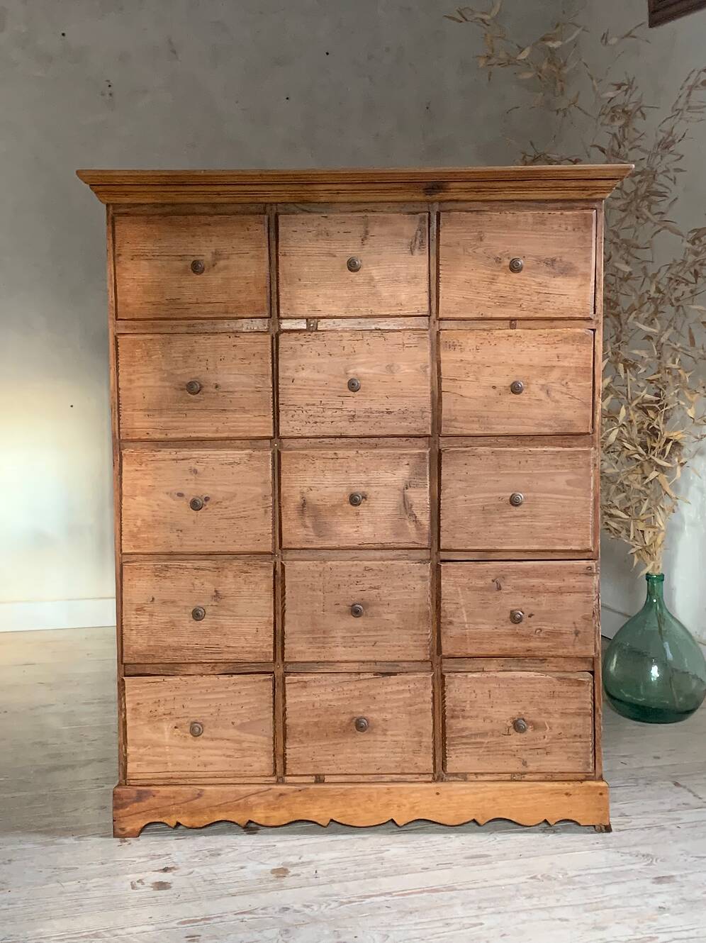 Vintage haberdashery chest of drawers
