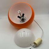 Harvey Guzzini Burgos Pendant Lamp - Rare Space Age Italian Design Hanging Lamp 60s 70s