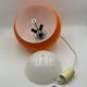 Harvey Guzzini Burgos Pendant Lamp - Rare Space Age Italian Design Hanging Lamp 60s 70s