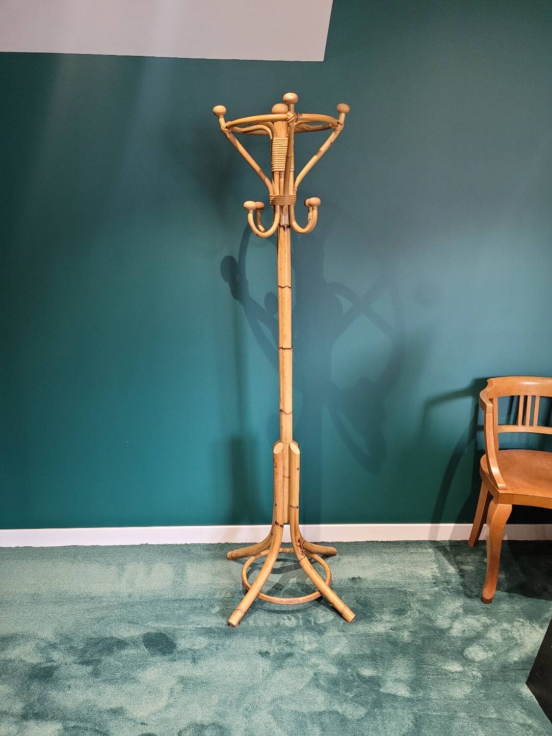 Vintage bamboo coat racks