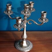 Brass chandelier, French candelabra of the 30s