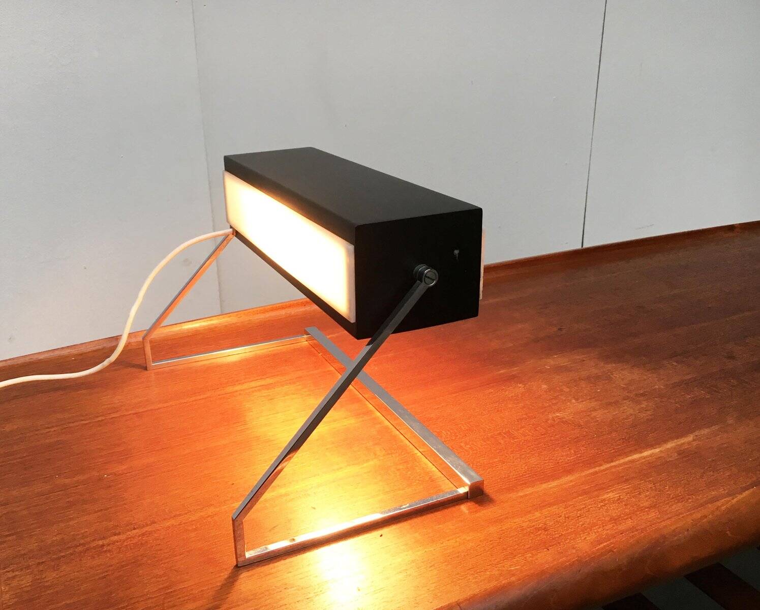 Mid-century German minimalist table lamp by Cosack.