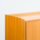 Enfilade haute, armoire à linge, années 60, frêne