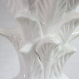 Table lamp ananas ceramic and brass 70s