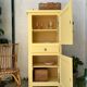 Buffet haut en bois peint (rénové)