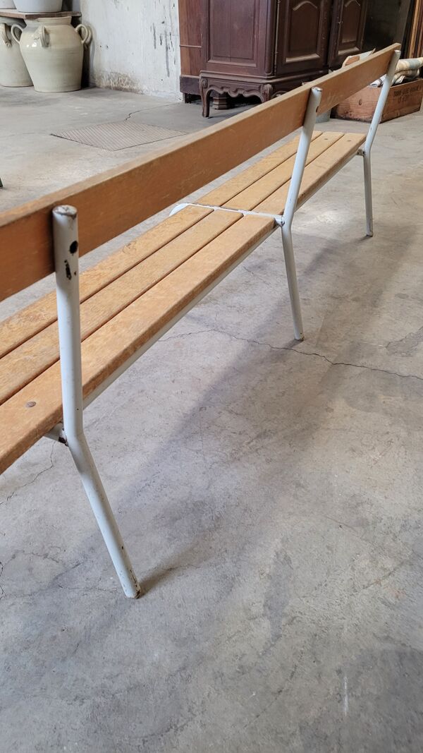 Banc d'école maternelle enfant fabrication 1950