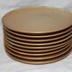 Service 9  assiettes plates grès Village CNP France