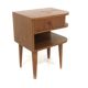Mahogany bedside table, Swedish Modern, Sweden, 1940.