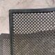 Fireplace screen in metal with cast iron fleur-de-lis.