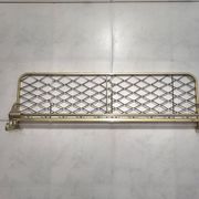 Coat rack in gold aluminum from the 50s and 60s