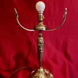 Art Deco lamp, "Tief" lampshade, 1920s