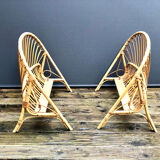 Rattan bed