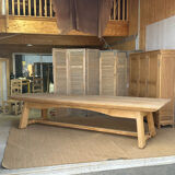 Large farmhouse table in solid oak – 3.50 m