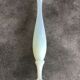 Vase soliflore vintage tulip glass opaline shades and white reflections