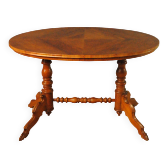 Ludwik Filip oval table from 1870-1890