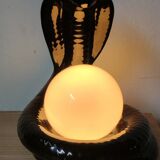 Lamp year 80 snake ceramic cobra