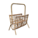Porte-revue rotin vintage