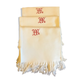 Serviettes de toilette en nid d'abeille