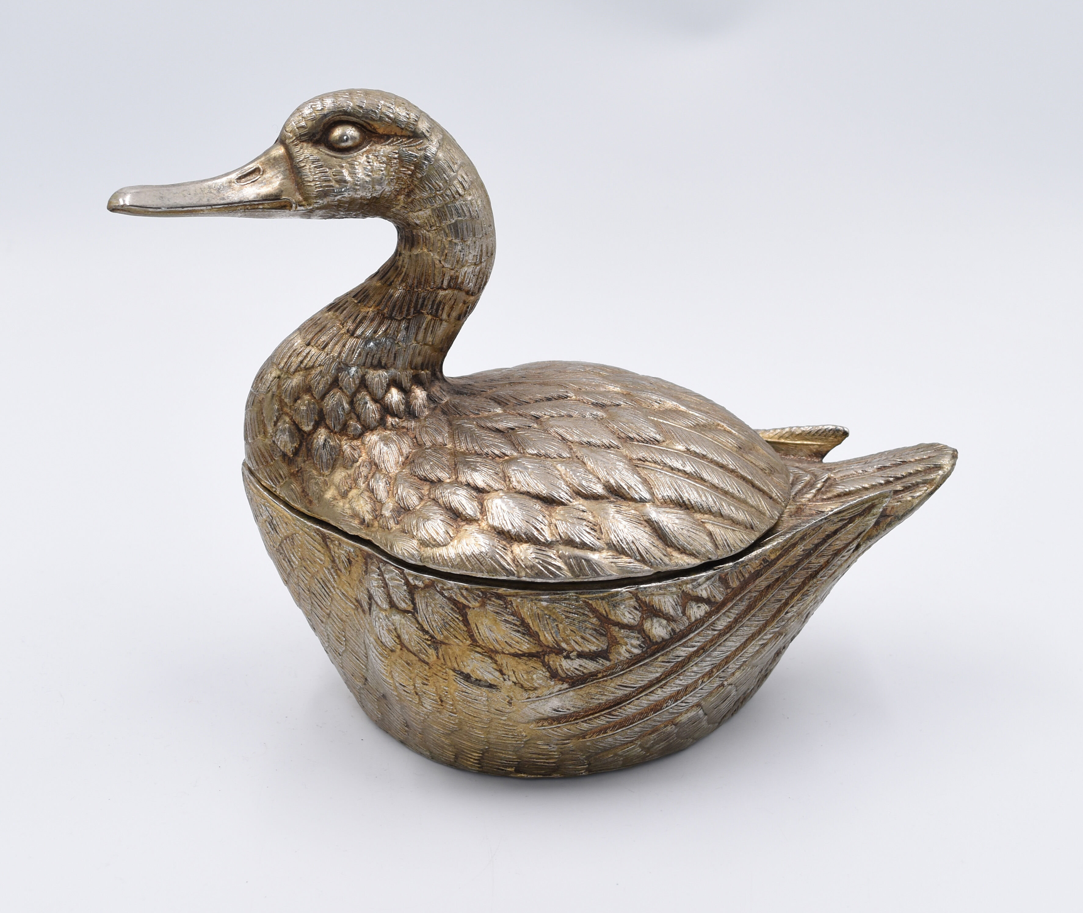 Vintage duck ice bucket by mauro manetti circa 1970 italy