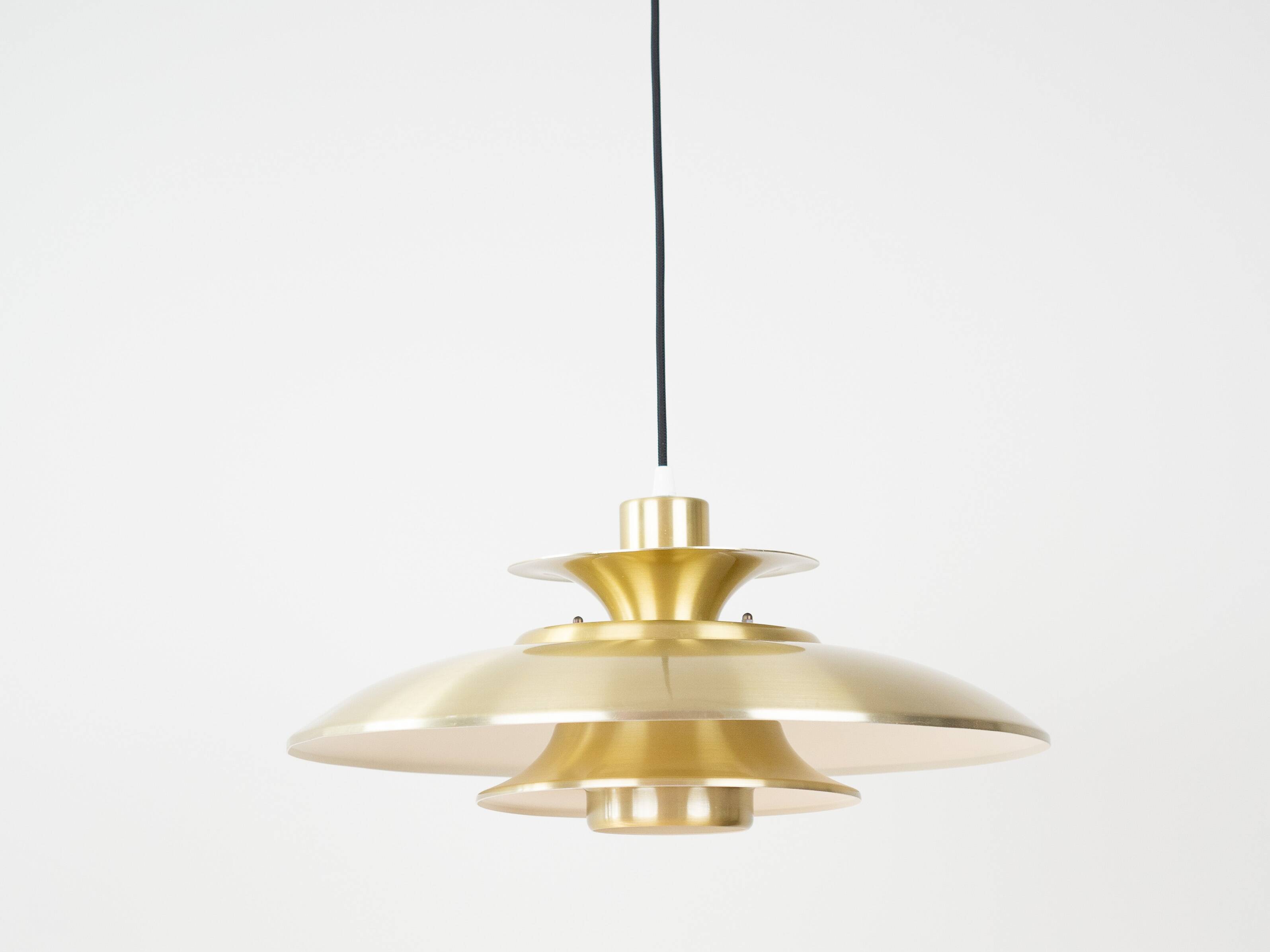 Lampe à suspension vintage danoise Lyskaer par Bent Nordsted, 1980