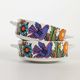 Set of 2 vintage “Acapulco” bowls by Villeroy & Boch with handles