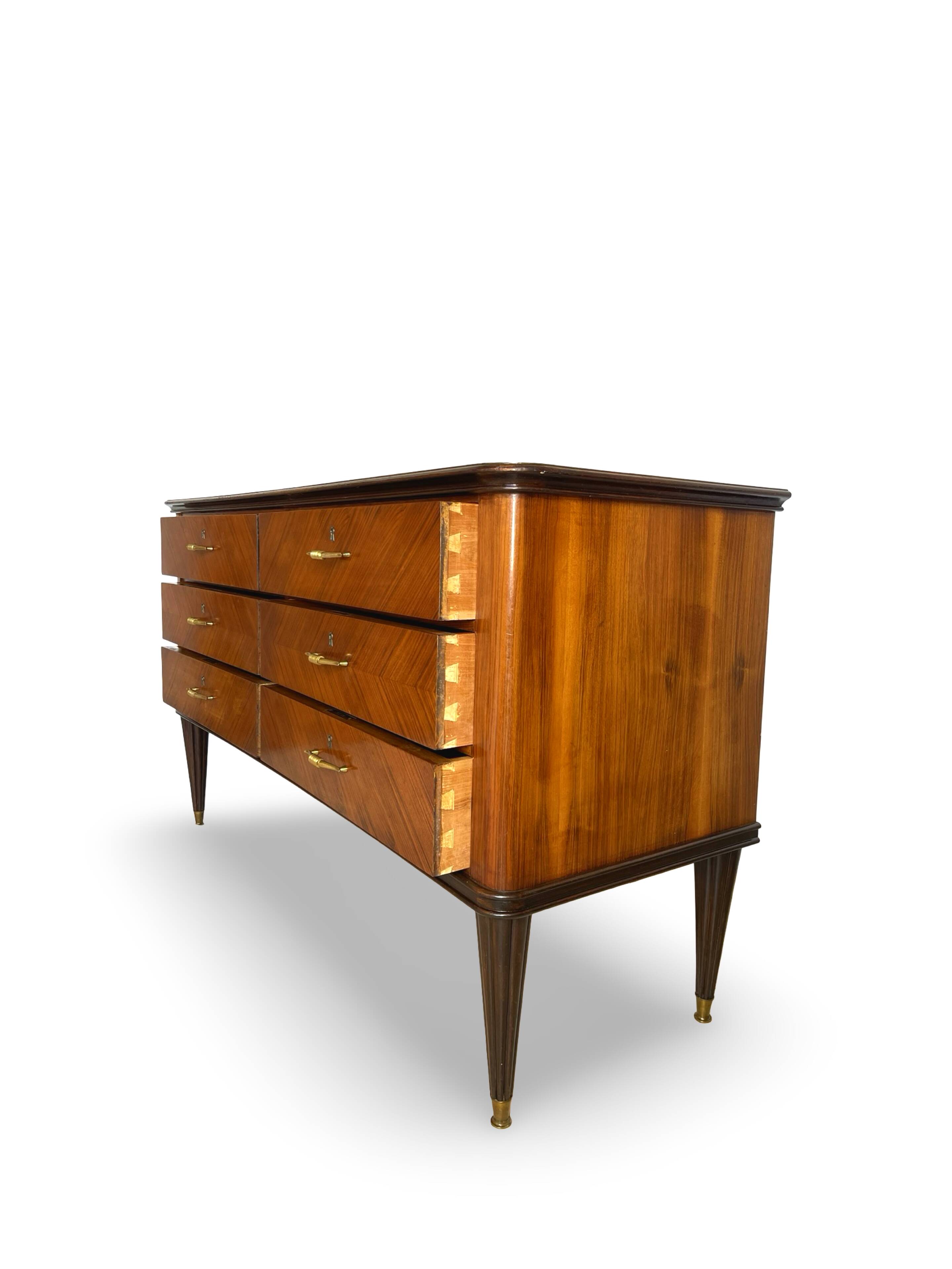 An Italian chest of drawers from the mid-20th century.