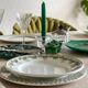 4 English dinner plates.