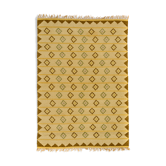 Scandinavian mid-century short pile rug. 222 (236) x 158 cm / 87 (93) x 62 in.