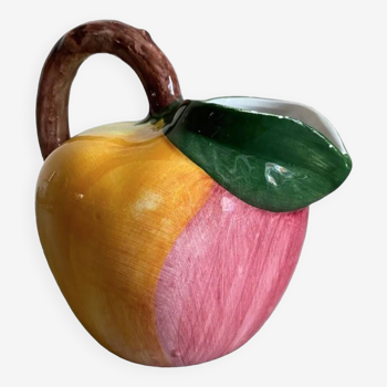 Earthenware pitcher evoking a fruit