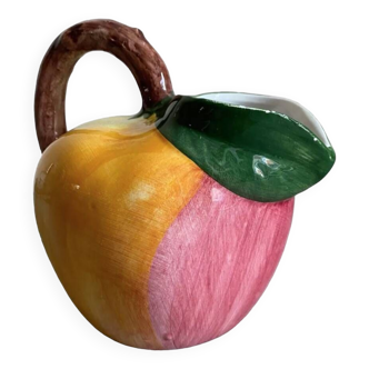 Earthenware pitcher evoking a fruit