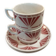Lot de deux tasses avec soucoupes