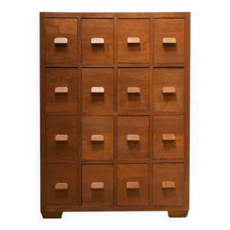 Vintage workshop cabinet with drawers