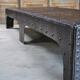 Industrial type coffee table