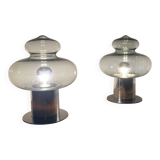 Vintage Anvia Space Age table lamps - set